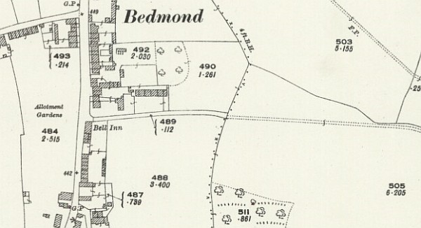 bedmond map 1923