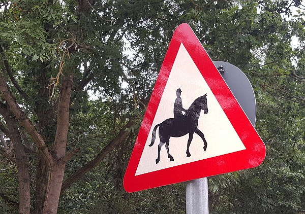 bridleway sign